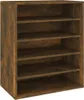 vidaXL Botník kouřový dub 60x35x70 cm odvozený výrobek ze Náhled obrázku produktu 1