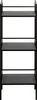 HAKU Regal Badregal schwarz - Metall, B/H/T: 35x95x25 cm Produktbild-Vorschau 3