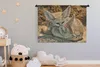 MuchoWow® Wandteppich Wandbehang Füchse - Schlafen - Steine Produktbild-Vorschau 3