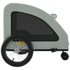 vidaXL Cani da rimorchio per biciclette grigio tessuto Anteprima dell’immagine prodotto 6