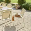 Stapelbarer gartensessel "essentia" leinen & lehm aus Produktbild-Vorschau 5