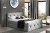 Kontinentales Bett 160x200 CARMEN LUX – grau 2 + Produktbild-Vorschau 1