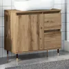 vidaXL Kúpeľňová skrinka Artisan dub 65x33x60 cm materiál Náhľad obrázku produktu 2