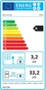 An energy efficiency label for a product, showing different energy classes and power ratings. Voir les images du produit