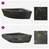 vidaXL Umywalka szara (38-45) x (38-45) x 12 cm kamień Podgląd zdjęcia produktu 4
