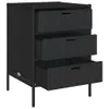 Mobile da giardino nero 55x59x80 cm in poly rattan Anteprima dell’immagine prodotto 12