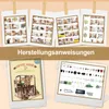 OKWISH 3D-Puzzles, Handgefertigtes DIY Miniaturhaus, Produktbild-Vorschau 3
