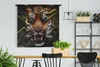MuchoWow® Wandteppich Wandbehang Tiger - Dschungel - Produktbild-Vorschau 2