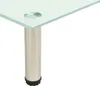 vidaXL Table TV 60x35x17 cm Verre trempé satiné Voir les images du produit 3