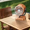 Ventilateur de camping avec éclairage LED, vent puissant, Voir les images du produit 9
