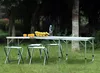 Touristentisch, klappbarer Campingtisch, weiße Platte, 180 Produktbild-Vorschau 7