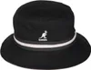 Kangol Bucket Hat Flapper Stripe Lahinch in schwarz