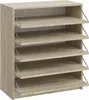 BDW, Schuhschrank Modern, 74×35×85 cm, 5 Klappen für Flur, Produktbild-Vorschau 3