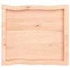 vidaXL Tischplatte 60x50x(2-6) cm Massivholz Unbehandelt Produktbild-Vorschau 4