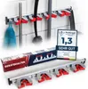 GARLAVIE Besenhalterung (45cm) mit 4 Haltern und 5 Haken. Produktbild-Vorschau 1