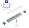 LED Aluminium Profil PD-X 1 Meter Aluprofil Leiste 12 x 8mm Produktbild-Vorschau 3
