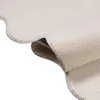 Tapis beige shaggy doux avec forme de vague moderne Taille Voir les images du produit 5