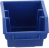 A blue plastic storage bin is shown from a slightly elevated front-facing angle against a white background. Anteprima dell’immagine prodotto
