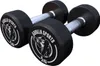 Gorilla Sports Guľaté jednoručné činky, gumové, 2 x 5 kg Náhľad obrázku produktu 1