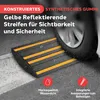 Pyle Auffahrrampe PKW – Bordsteinrampe Gummi Schwarz Produktbild-Vorschau 2