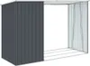 Szopa ogrodowa na drewno opałowe antracyt 245x98x159 cm Podgląd zdjęcia produktu 4