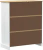 vidaXL Armoire à vin blanche 97 x 45 x 114 cm Bois de pin Voir les images du produit 6