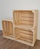 Dekokiste 40x30x23 cm 3er Set - Holzkiste Aufbewahrung als Produktbild-Vorschau 4