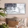 MuchoWow® - Leinwandbilder - Kunst - Farbe - Weiß - Schwarz Produktbild-Vorschau 2
