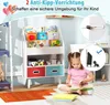 COSTWAY Libreria per bambini, scaffale per bambini con 3 Anteprima dell’immagine prodotto 8