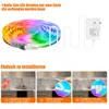 RGB 5050 LED Strip 12.5M, LED Streifen Sync Musik mit APP Produktbild-Vorschau 6