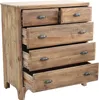 Milani Home - cassettiera con 5 cassetti in legno di pino Anteprima dell’immagine prodotto 2