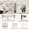 COSTWAY Nástěnný sušák na prádlo, výsuvný sušák na prádlo z Náhled obrázku produktu 4
