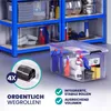 DEUBA® Aufbewahrungsboxen 6 x 60l mit Deckel und Rollen, Produktbild-Vorschau 3