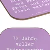 Mr. & Mrs. Panda Tischschoner Spruch 72. Geburtstag Produktbild-Vorschau 5