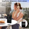 Tragbarer Kassettenspieler mit Bluetooth – Aufnahme & Produktbild-Vorschau 4