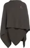 Knit Factory Jazz Poncho Cape - Taupe - One Size Produktbild-Vorschau 2