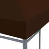 vidaXL Toit de pavillon 310 g / m² 3x4 m Brun Voir les images du produit 2