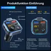 FM Transmitter Auto Bluetooth 5.0 Kfz Radio Adapter mit Produktbild-Vorschau 5