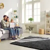 Teppich Wohnzimmer Kurzflor Einfarbig für Schlafzimmer Produktbild-Vorschau 2
