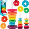 MalPlay Bunte Stapelturm Motorik kreative Pyramide Turm 6 Produktbild-Vorschau 1