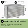 Blumfeldt, oceľový vyvýšený záhon, pozinkovaný, 200 x 90 x Náhľad obrázku produktu 5