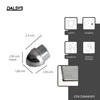 Dalsys 5x Außeneck für Fliesenschiene 12,5mm Produktbild-Vorschau 2