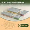 Viwares Stapelbare Gefrierdosen 4er Set, Gefrierfach & Produktbild-Vorschau 3