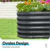 Quictent Hochbeet Metall 240x120x45cm, Wetterfestes Produktbild-Vorschau 3