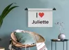 MuchoWow® Wandteppich Wandbehang Ich liebe - Juliette - Produktbild-Vorschau 5