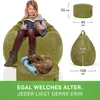 Green Bean® 2er Set Indoor XXL Sitzsack + Pouf mit Produktbild-Vorschau 2