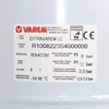A close-up of a product label with technical specifications and branding. Produktbild-Vorschau