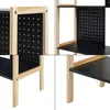 Scaffale a terra 'Dønna' 120x63x28cm colori nero/legno Anteprima dell’immagine prodotto 5