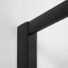 Porta doccia nicchia nero opaco scorrevole 130 cm | City Anteprima dell’immagine prodotto 8