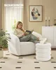 SONGMICS Schminktisch-Hocker mit Stauraum, abnehmbarem Produktbild-Vorschau 2